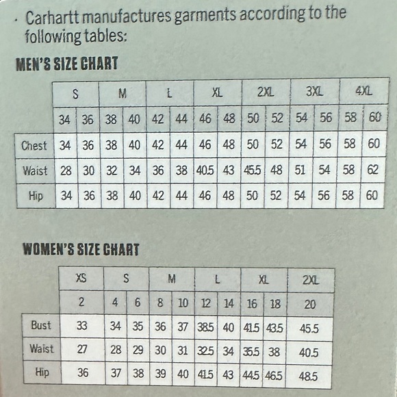 New Mens Carhartt 102182 Full Swing Fire Resistant Work Coat Jacket XL Tall - Picture 8 of 8